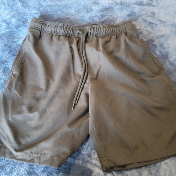 Men's Amazon Essentials swim trunks, black, M - Picture 3 of 5